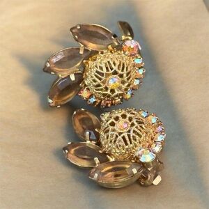 Juliana clip-on earrings 1960